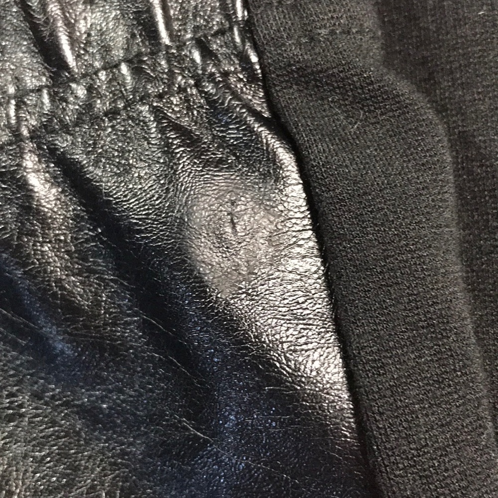 Faux Leather Leggings Sz M - Picture 7 of 7